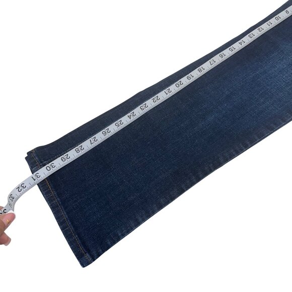 Levis 505 Straight Leg Women Jeans Size 4M Classic Dark Wash Cotton Blend Denim - Picture 14 of 14